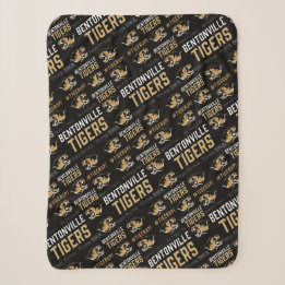 Bentonville High School Mascot Sherpa Blanket Sherpadecke