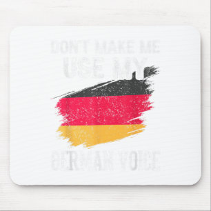 Benutze nicht meine deutsche Stimme Deutschland Le Mousepad
