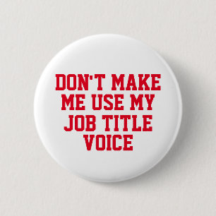Benutze nicht meine Stimme als - Benutzerdefiniert Button