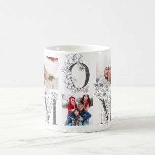 BenutzerBest   MAMA   Ever Floral Multi Foto Kaffeetasse