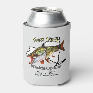 Benutzerdefinbarer See/Termin New York Muskie Open Dosenkühler