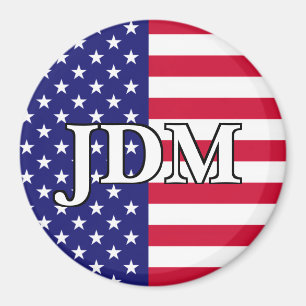 Benutzerdefinierbare amerikanische Flaggen Magnet
