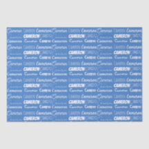 Benutzerdefinierbare Blue Boys Name Schriftart Col