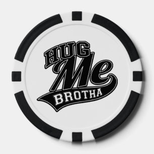 Benutzerdefinierbare Hintergrundfarbe für Hug Me Pokerchips