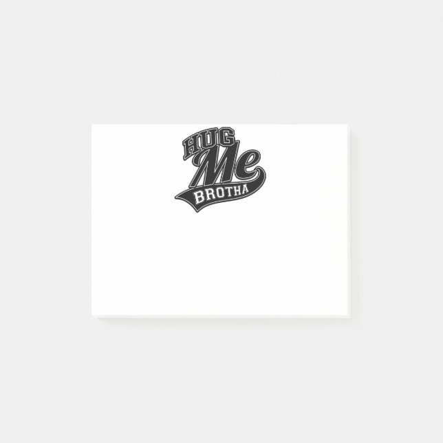 Benutzerdefinierbare Hintergrundfarbe für Hug Me Post-it Klebezettel (Vorderseite)