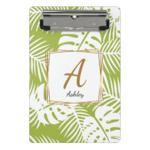 Benutzerdefinierbare Initials Grüne iPad-Abdeckung
