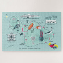 Benutzerdefinierbare Karte von Maui, Hawaii Jigsaw
