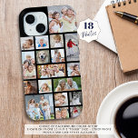 Benutzerdefiniert 18 Foto Collage Your Color Case-Mate iPhone Hülle<br><div class="desc">Tragen Sie 18 Ihrer Lieblingsfotos auf diesem individuellen Farbhandy-Gehäuse mit einem Foto in verschiedenen Formen und Größen ein, um eine Vielzahl von Aufnahmen aufzunehmen. Das Beispiel wird auf dem iPhone 14 Modell im Tough-Gehäuse-Stil gezeigt - andere Modelle und Gehäusetyp sind auf der Bestellseite verfügbar. HILFE: Für Hilfe bei der Modifizierung...</div>