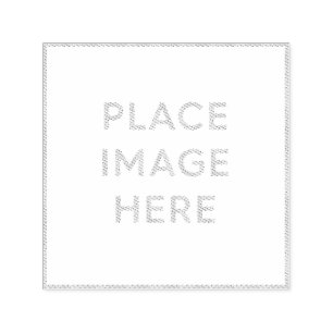 Benutzerdefiniert 1,5" x 1,5" Briefmarke Permastempel