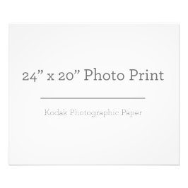 Benutzerdefiniert 24 x 20 Foto Print