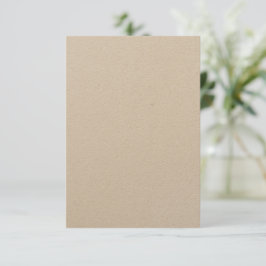 Benutzerdefiniert 3,5" x 5" Kraft | Öko Friendly M Einladung