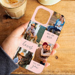 Benutzerdefiniert 4 Foto Alle Lieben von mir Rosa Case-Mate iPhone Hülle<br><div class="desc">Personalisiertes Telefongehäuse für iPhone 13 pro max (und viele andere Modelle). Der Fall enthält eine benutzerdefinierte Collage mit 4 Ihrer Lieblings-Fotos und der Formulierung "All of Me Lieben All Of You". Die Fotovorlage ist für Sie bereit, um Ihre Fotos, die als 2 vertikale Porträt und 2 quadratische Instagramm angezeigt werden,...</div>