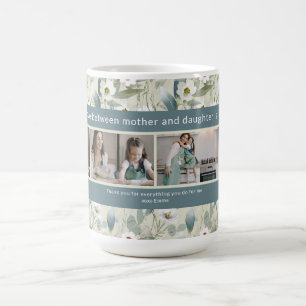 Benutzerdefiniert 4 Foto bearbeitbare Quote Mütter Kaffeetasse