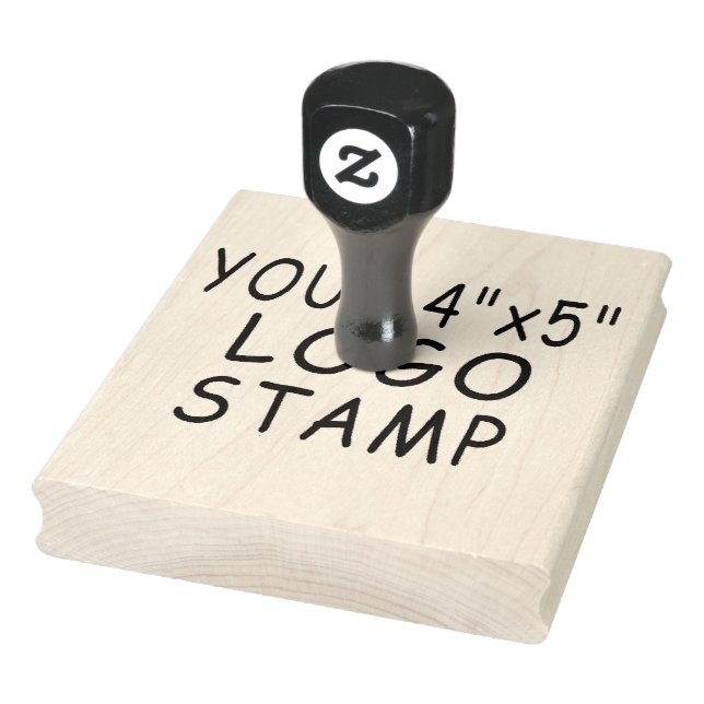 Benutzerdefiniert 4" x 5" Logo Stamper Gummi Brief Gummistempel (Stempel)