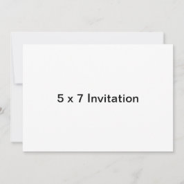 Benutzerdefiniert 5 x 7 Einladung (horizontal)