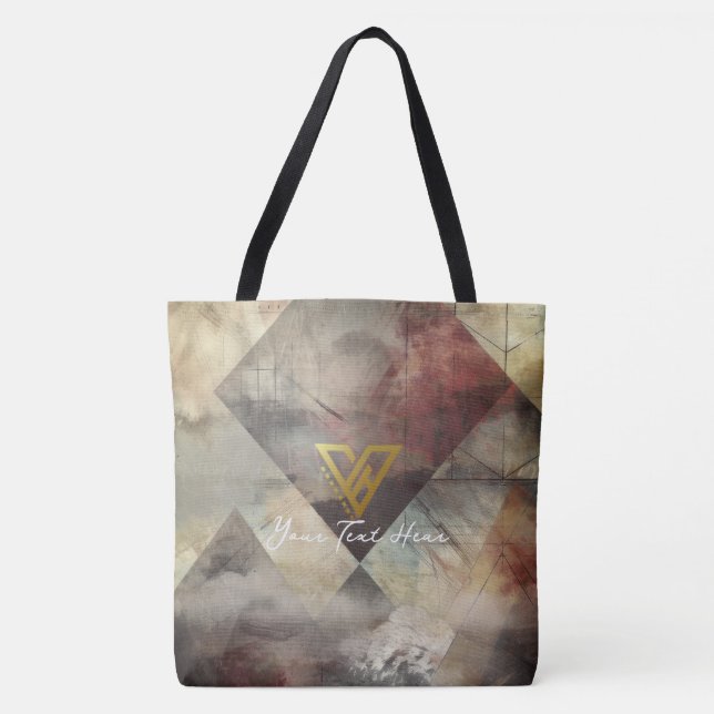Benutzerdefiniert: Abstrakte geometrische Tasche (Vorderseite)