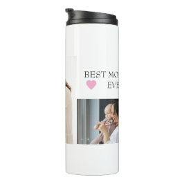 Benutzerdefiniert "Beste Mama je" mit Personalisie Thermosbecher