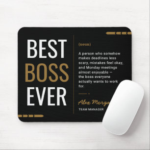 Benutzerdefiniert Bester Chef Aller Zeiten Lustig Mousepad