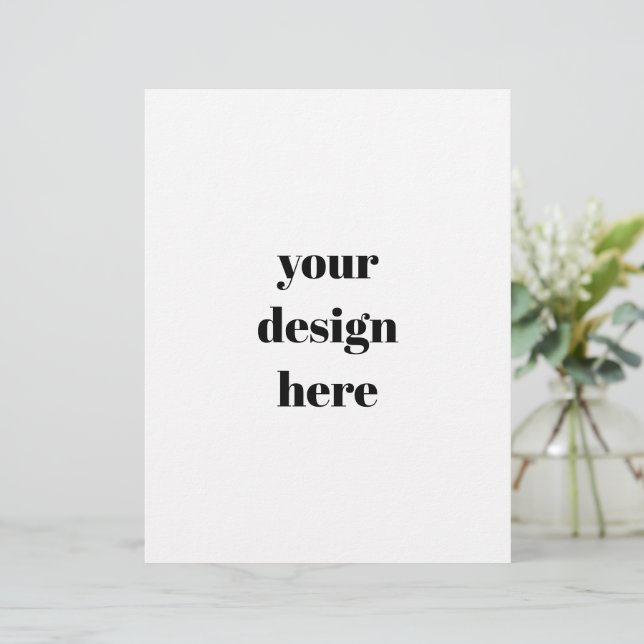 Benutzerdefiniert Briefbogen (Stehend Vorderseite)