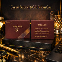 Benutzerdefiniert Burgund & Gold