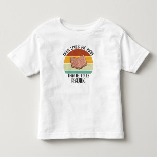 BENUTZERDEFINIERT Dada liebt mich mehr als Lesen Kleinkind T-shirt
