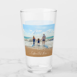 Benutzerdefiniert das Foto mit Textname Glas