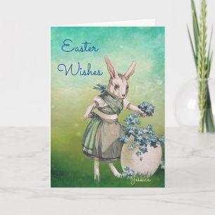 Benutzerdefiniert EASTER wünscht Vintage Grüße Karte