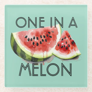 Benutzerdefiniert EINE IN EINER WASSERMELONE Somme Glasuntersetzer