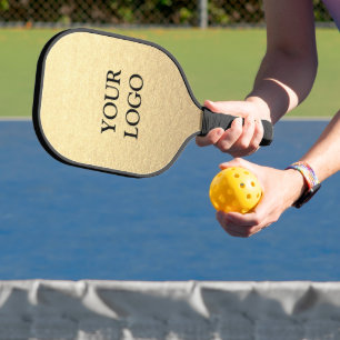 Benutzerdefiniert Einfach Sauber Gold Geschäft Ihr Pickleball Schläger