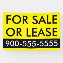 Benutzerdefiniert einfach zum Verkauf oder Leasen Banner