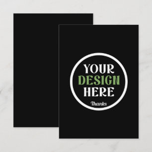 benutzerdefiniert, einzigartig, elegant und minima begleitkarte