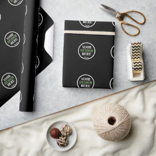 benutzerdefiniert, einzigartig, elegant und minima geschenkpapier
