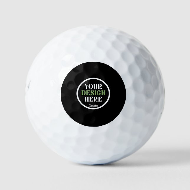 benutzerdefiniert, einzigartig, elegant und minima golfball (Vorderseite)
