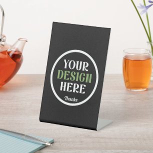 benutzerdefiniert, einzigartig, elegant und minima sockelschild