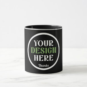 benutzerdefiniert, einzigartig, elegant und minima tasse