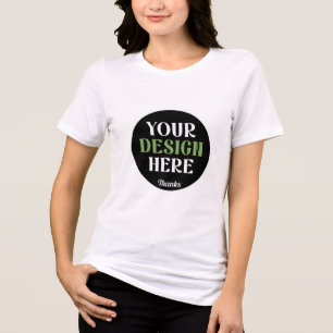 benutzerdefiniert, einzigartig, elegant und minima Tri-Blend shirt