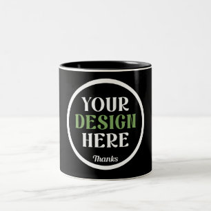 benutzerdefiniert, einzigartig, elegant und minima zweifarbige tasse