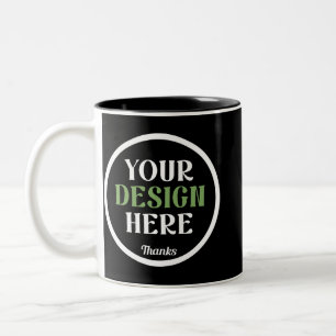benutzerdefiniert, einzigartig, elegant und minima zweifarbige tasse