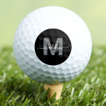 Benutzerdefiniert Erstellen Sie Ihren eigenen Anfa Golfball<br><div class="desc">Personalisiert Custom Create Your Own Initial Name Mit Monogramm Golf Balls Dieser schicke, stilvolle Golfball zeichnet sich durch ein einzigartiges Monogramm-Design aus, mit einem fett grauen Anfangsbuchstaben und einem fließenden weißen Skriptnamen für eine personalisierte Touch, die jedem Schwung Eleganz verleiht. Dieser monogramm-Golfball ist perfekt für Golfer, Dame Golfer oder alle,...</div>
