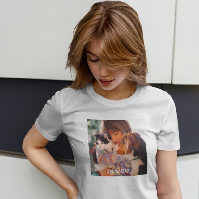 Benutzerdefiniert /Foto und Text hinzufügen T - Sh T-Shirt (Von Creator hochgeladen)