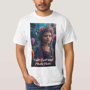 Benutzerdefiniert, Foto und Text hinzufügen T-Shirt