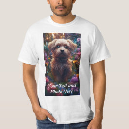 Benutzerdefiniert, Foto und Text hinzufügen T-Shirt