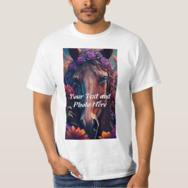 Benutzerdefiniert, Foto und Text hinzufügen T-Shirt
