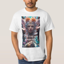 Benutzerdefiniert, Foto und Text hinzufügen T-Shirt