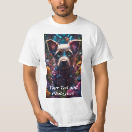 Benutzerdefiniert, Foto und Text hinzufügen T-Shirt