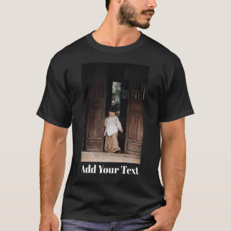 Benutzerdefiniert, Foto und Text hinzufügen T-Shirt