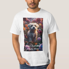 Benutzerdefiniert, Foto und Text hinzufügen T-Shirt