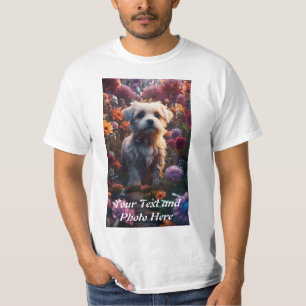Benutzerdefiniert, Foto und Text hinzufügen T-Shirt