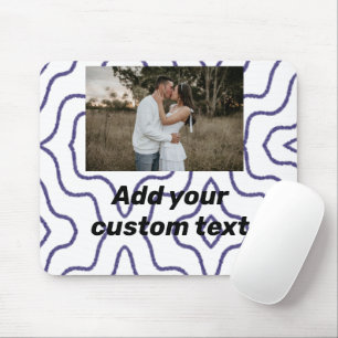 benutzerdefiniert fügen sie ihr foto ihren text wa mousepad