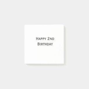 benutzerdefiniert fügen sie ihren text happy birth post-it klebezettel